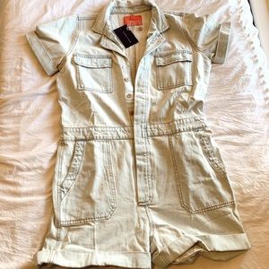 Clad & cloth Denim romper